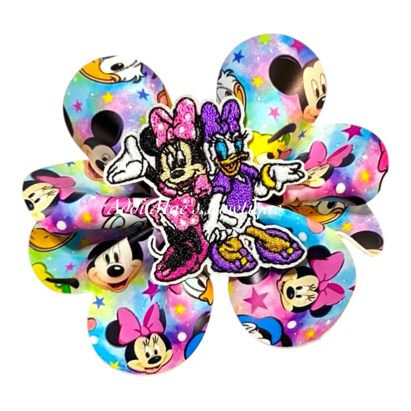 Mouse Friends Ruffle Bow