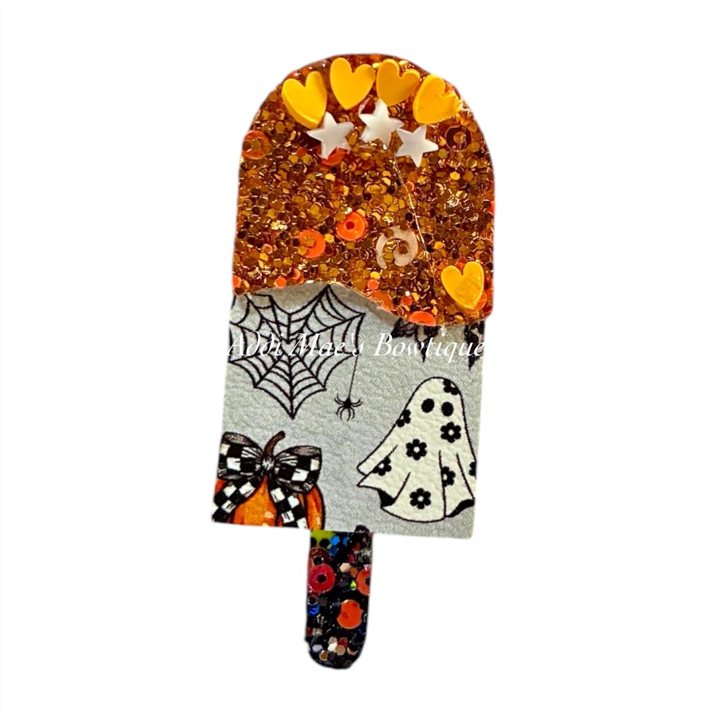Coquette Pumpkins Popsicle Clip
