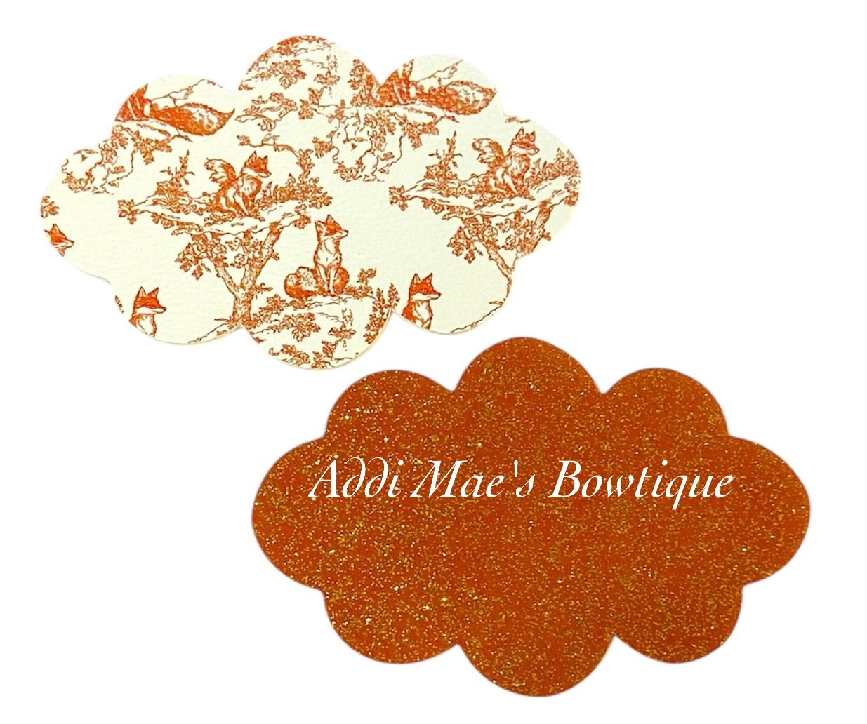 Woodland Toile Fox Snap Clip Set