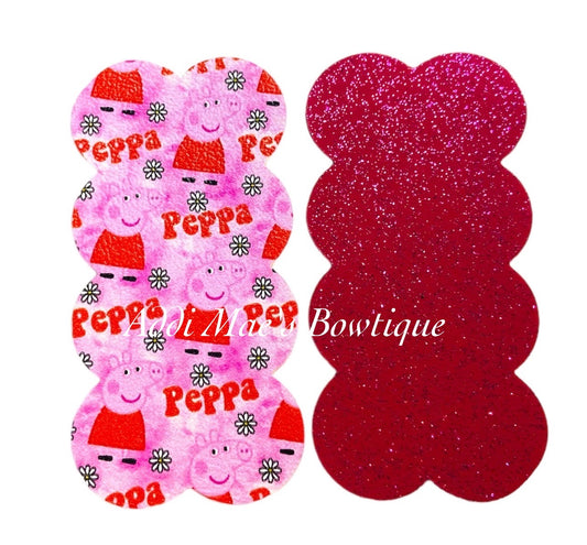 Cartoon Pig Snap Clip Set