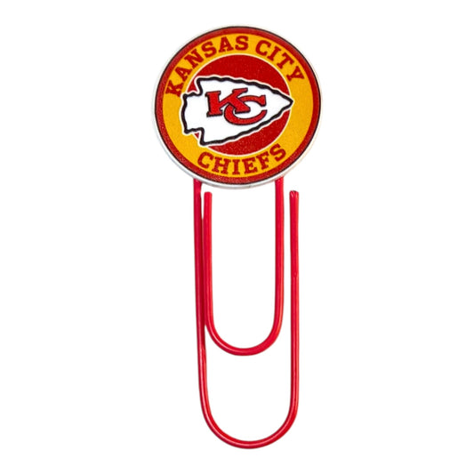 Chiefs Football Jumbo Paperclip Bookmark