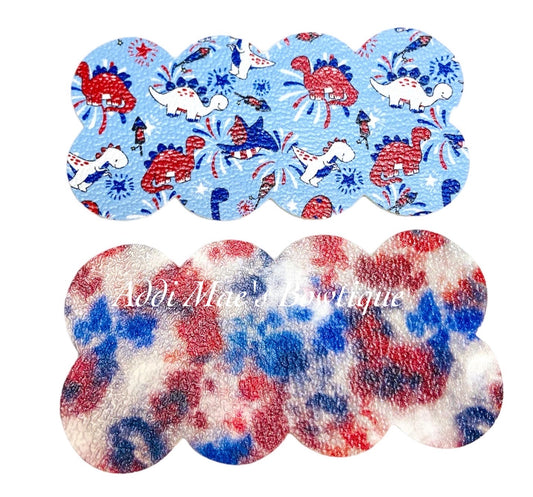 Patriotic Dinosaur Snap Clip Set