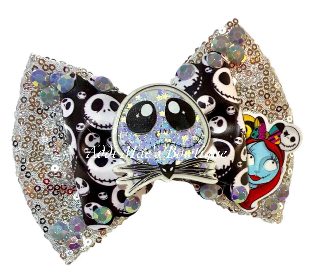 Jack Sally Nightmare Sequin Bow