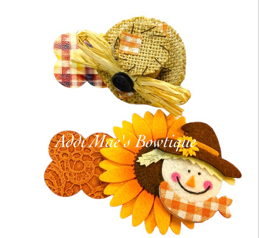 Fall Scarecrow Snap Clip Set