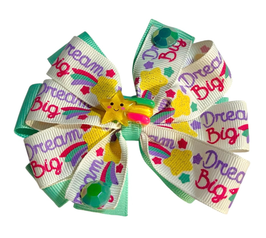 Dream Big Ribbon Bow