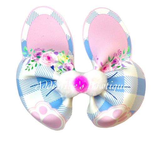Easter Bunny Face 3” Bow