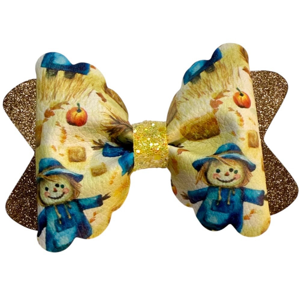Fall Scarecrow Bow