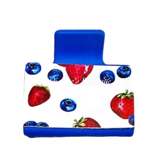 Strawberries & Blueberries Small Claw Clip
