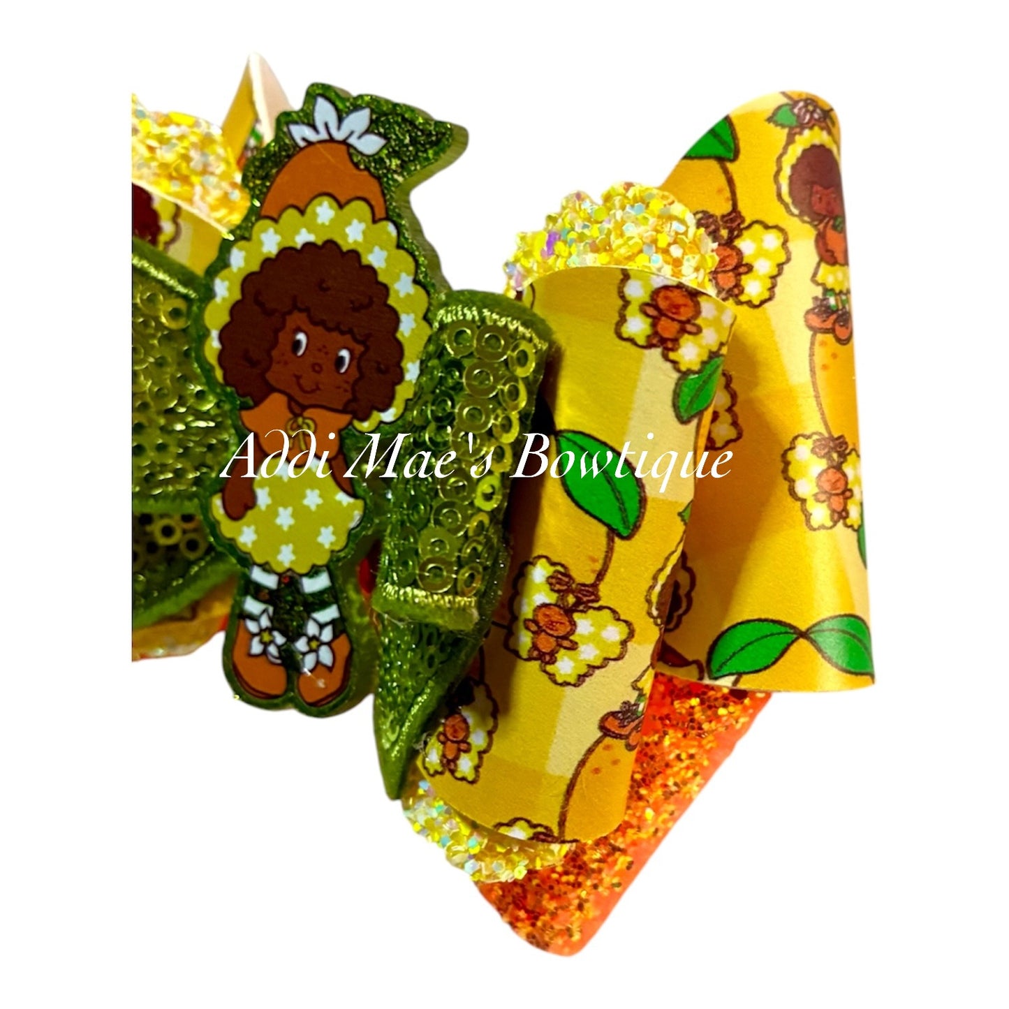 Orange Girl Bow