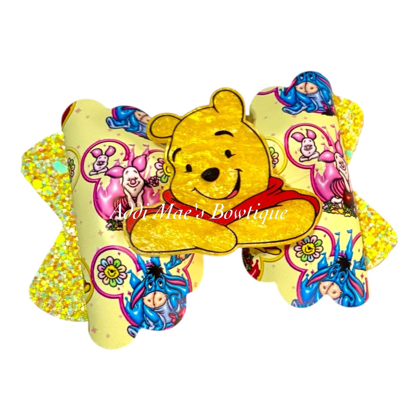 Yellow Bear Friends Bow