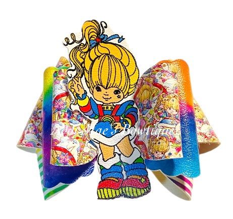 Rainbow Girl Bow