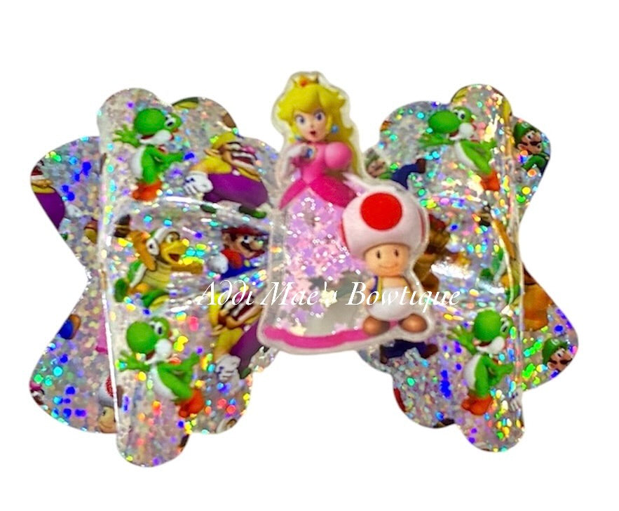 Peach Video Game Princess Bow