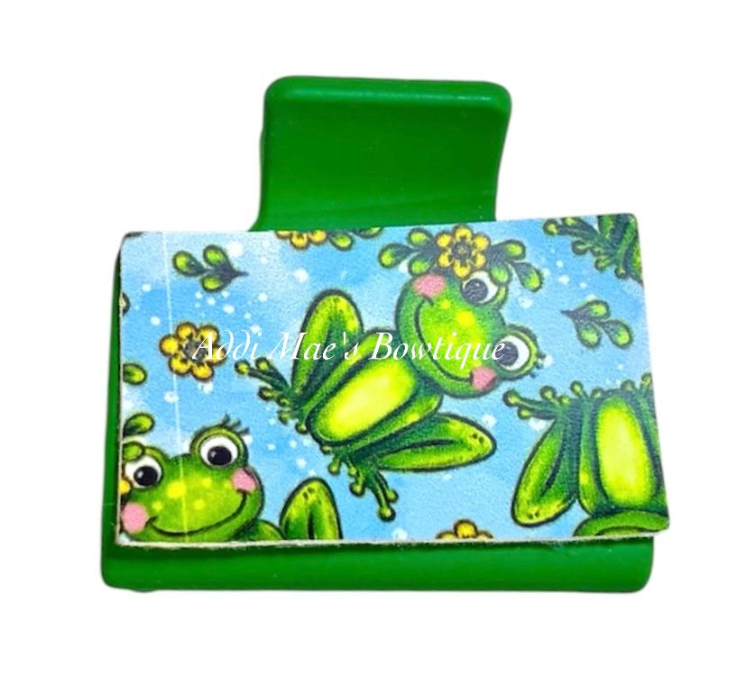 Cute Frogs Small Claw Clip