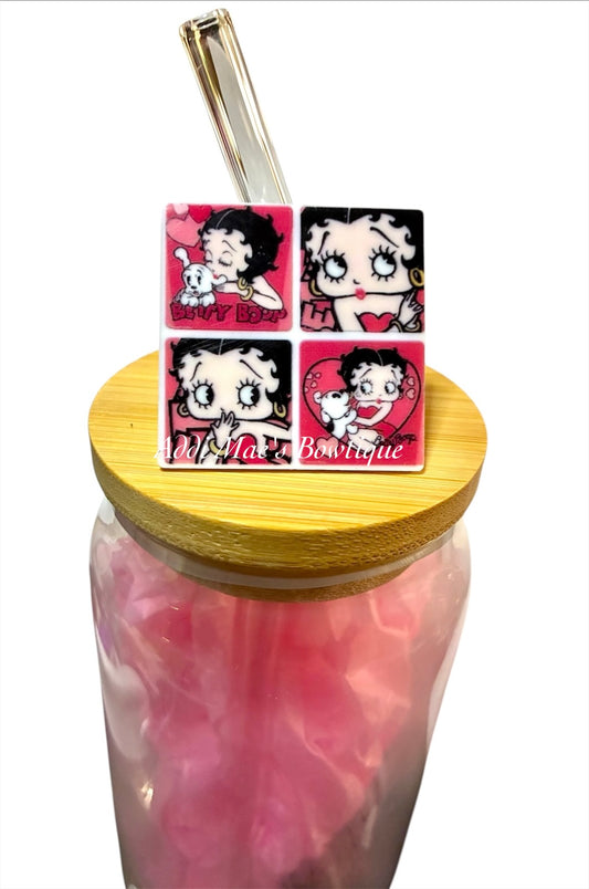 Betty Boop Straw Topper