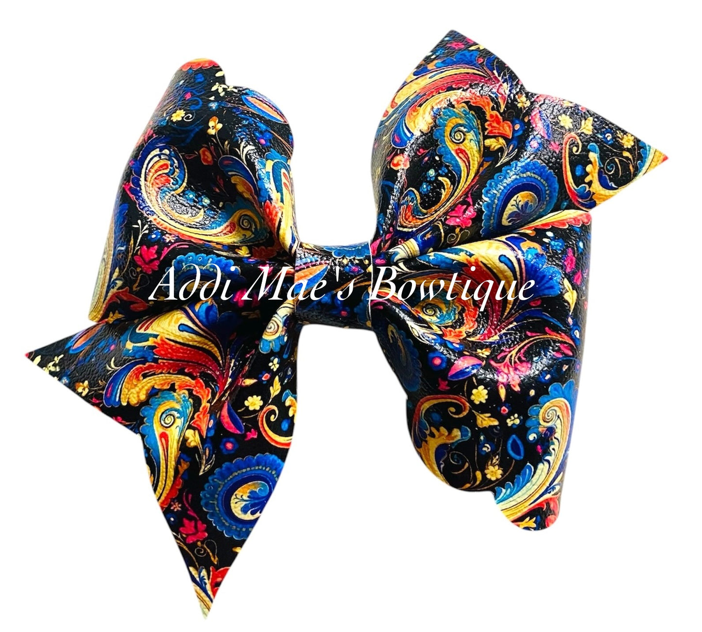 Paisley Swirls Bow