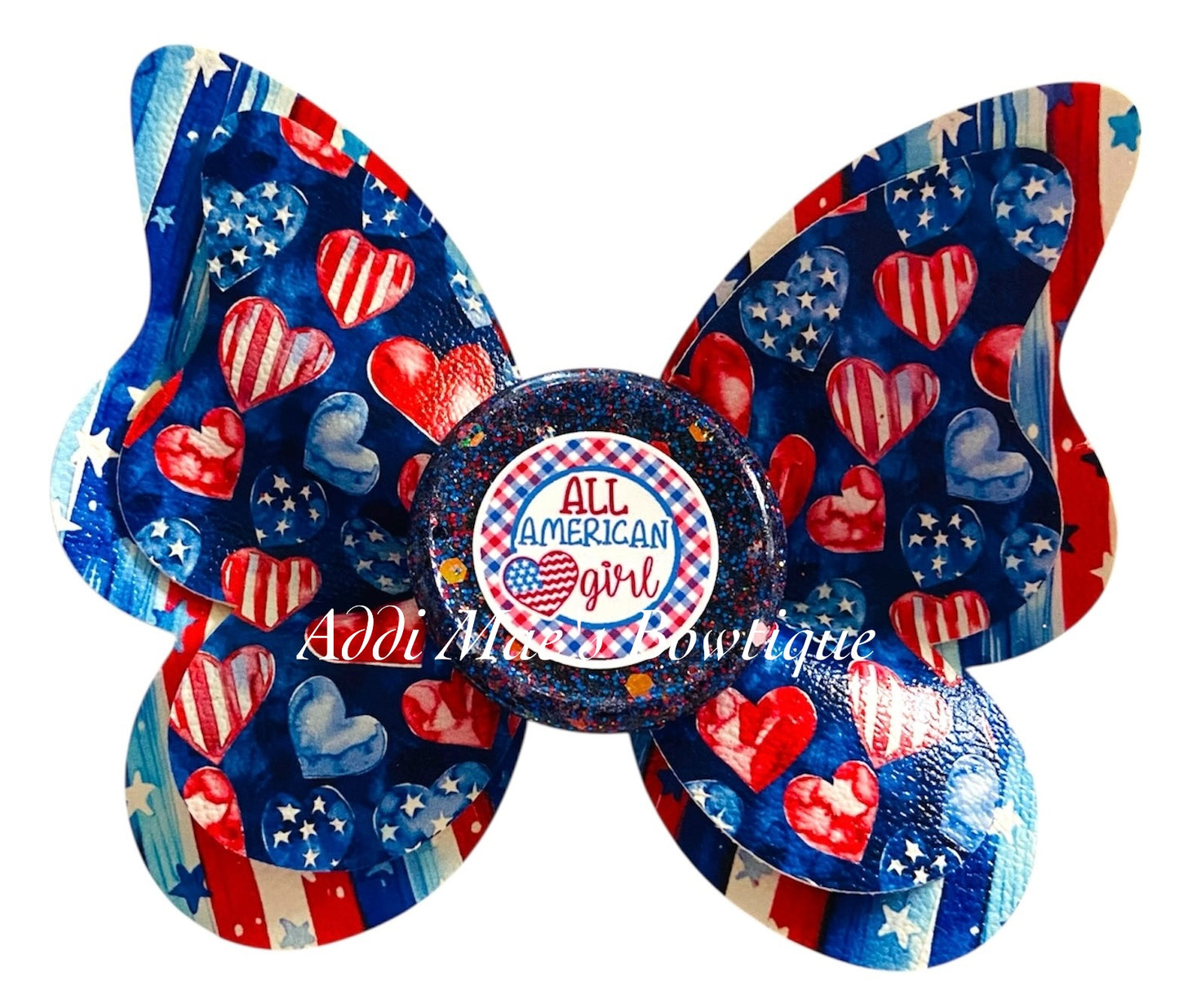 American  Hearts Butterfly Bow