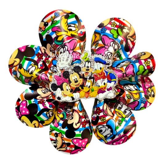 Mouse Friends Ruffle Bow
