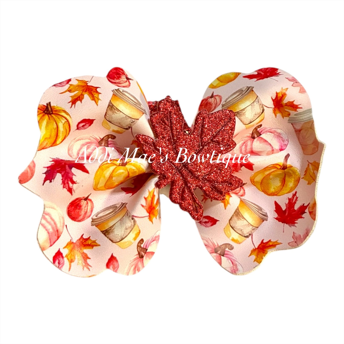 Pumpkins & Coffee Bow