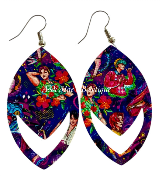 K Pop Demon Hunters Dangle Earrings