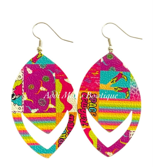 Space Cowgirl Dangle Earrings
