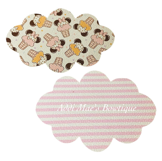 Mouse Ice Cream Cones Snap Clip Set