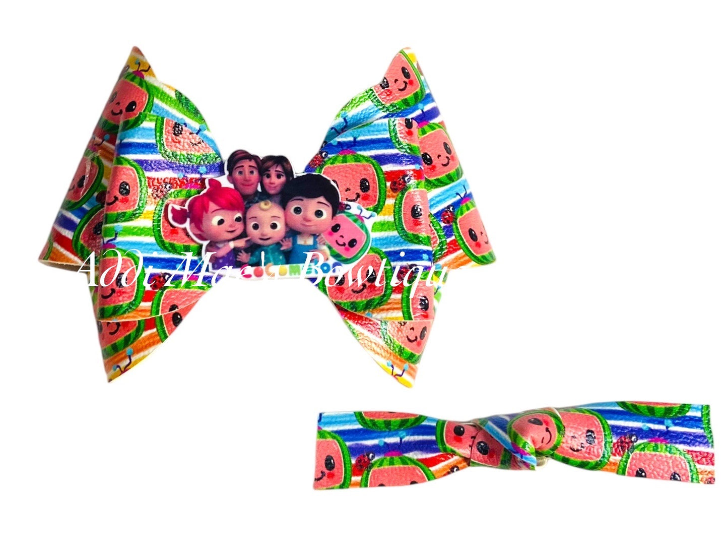 Preschool TV Nursery Rhyme Bow/ Knotted Clip Set