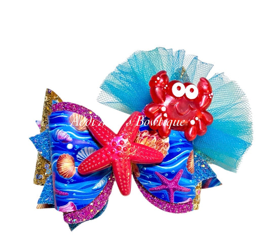 Sea Shells Crab Beach Bow