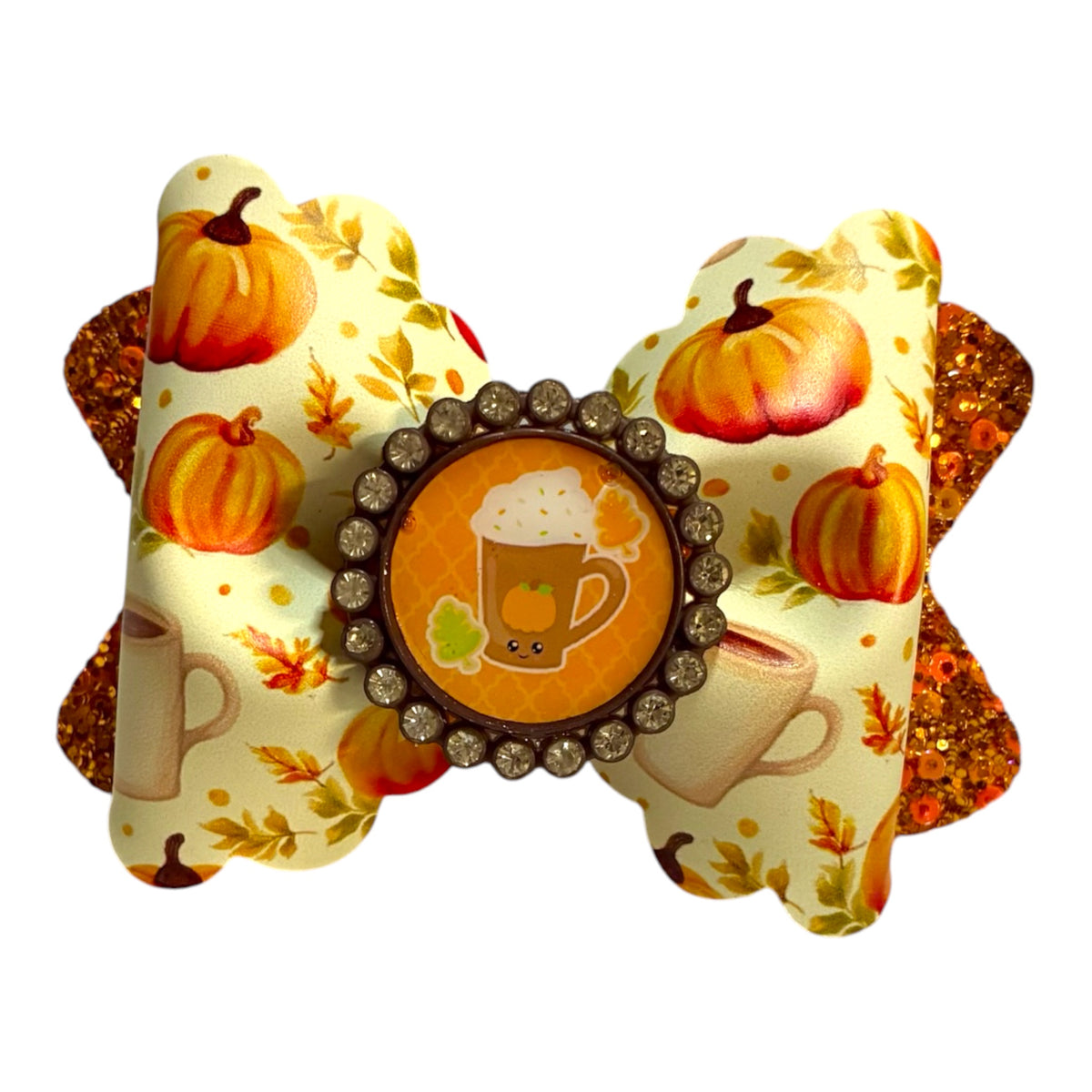 Pumpkins & Coffee Bow