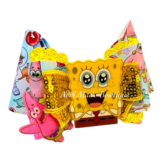 Yellow Sponge  Bow