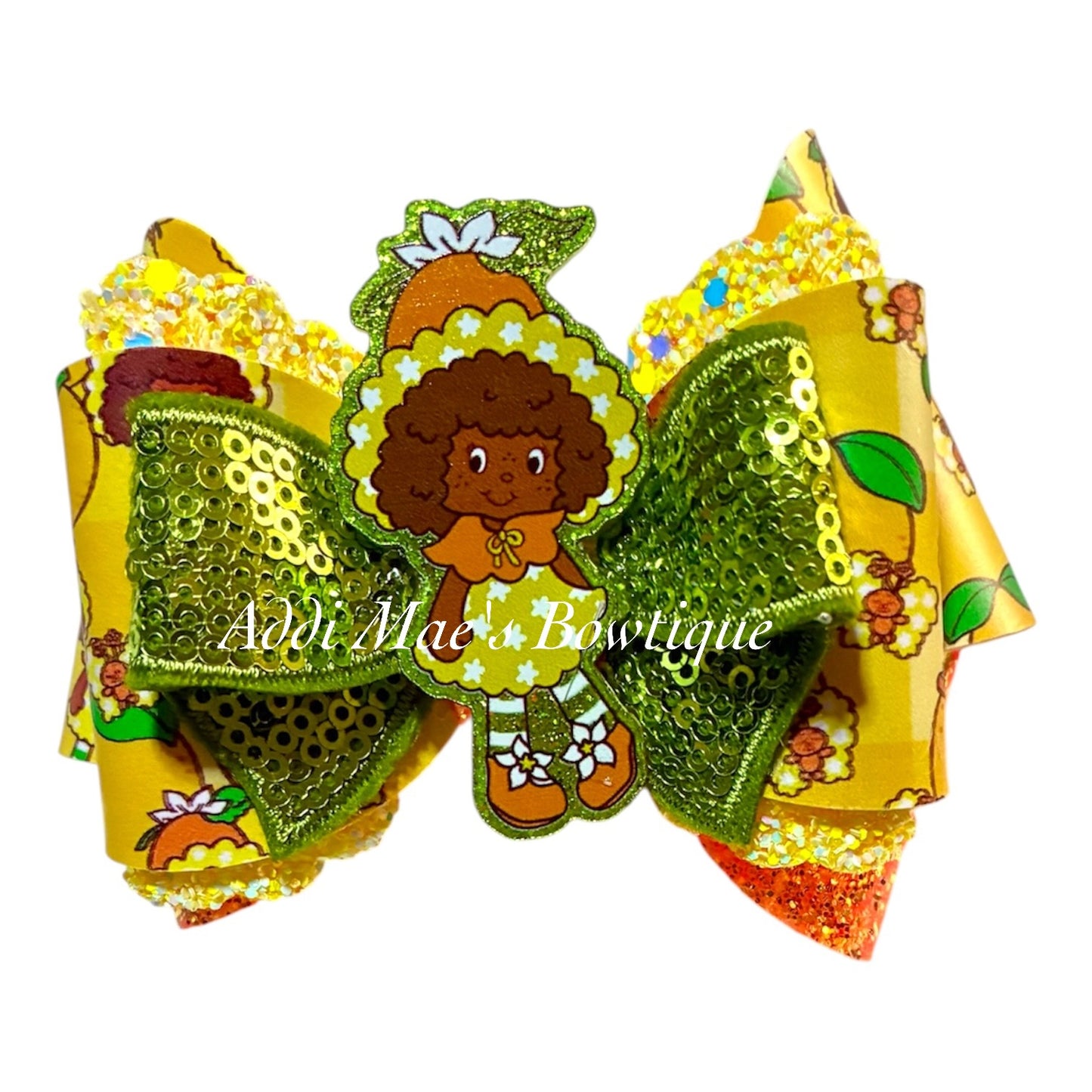 Orange Girl Bow
