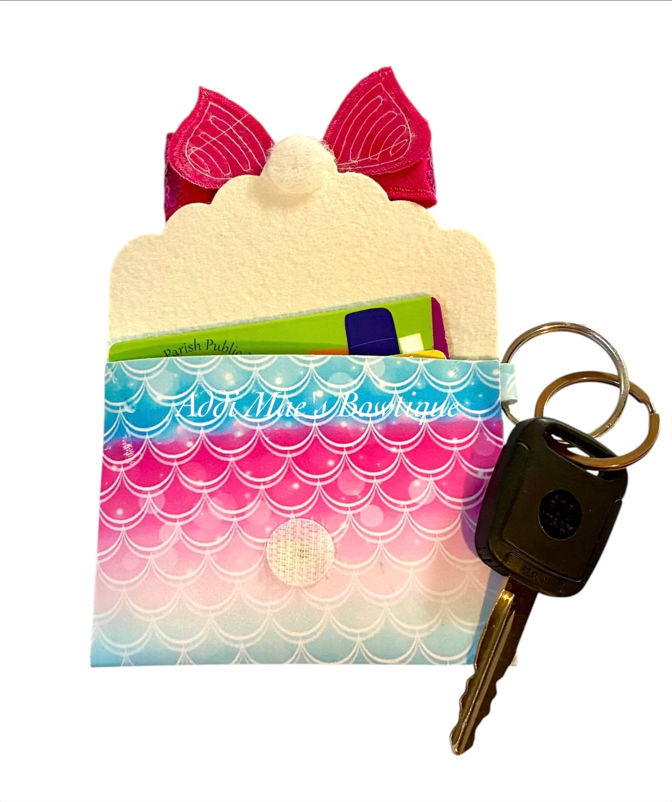 Mermaid Scales Coin Purse Keychain