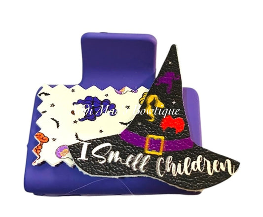 Witch Sisters Halloween Small Claw Clip