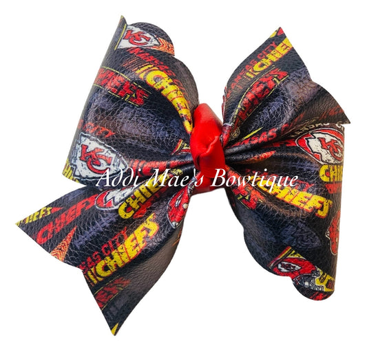 Kansas City Football Bow