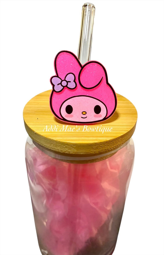 Kitty Friends Straw Topper