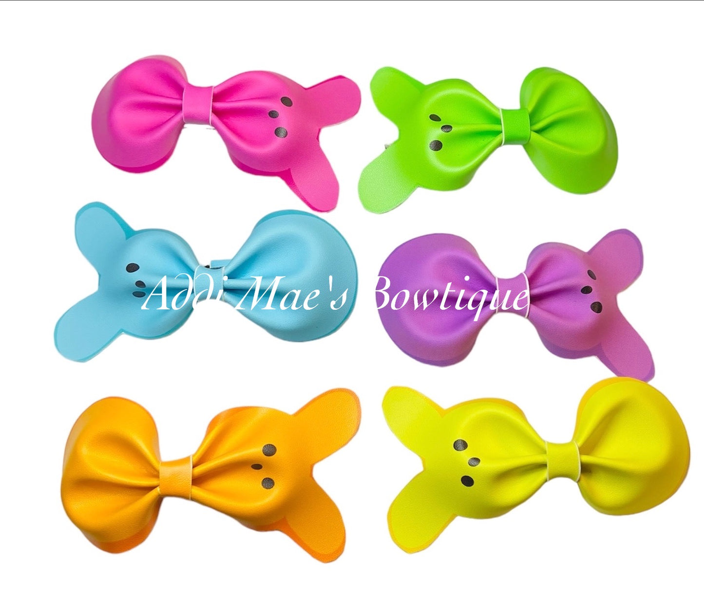 Marshmallow Bunnies 3” Bow