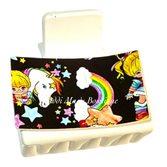 Rainbow Girl Small Claw Clip