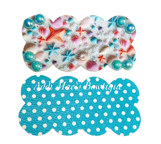 Sea Shells Beach Snap Clip Set