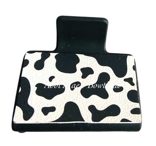 Cow Print Small Claw Clip