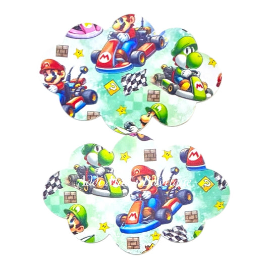 Video Game Mario Racer Snap Clip Set