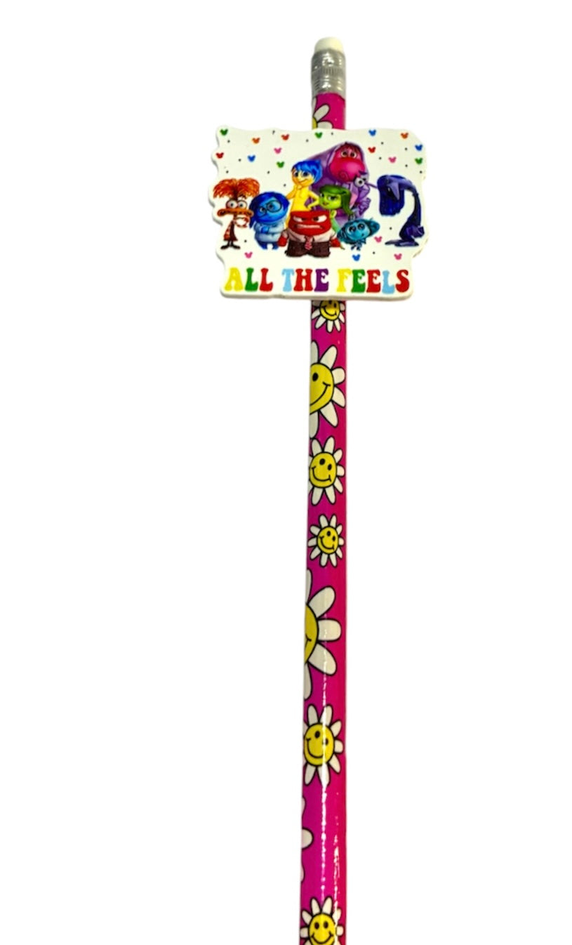 Pencil Back To School Topper Grips