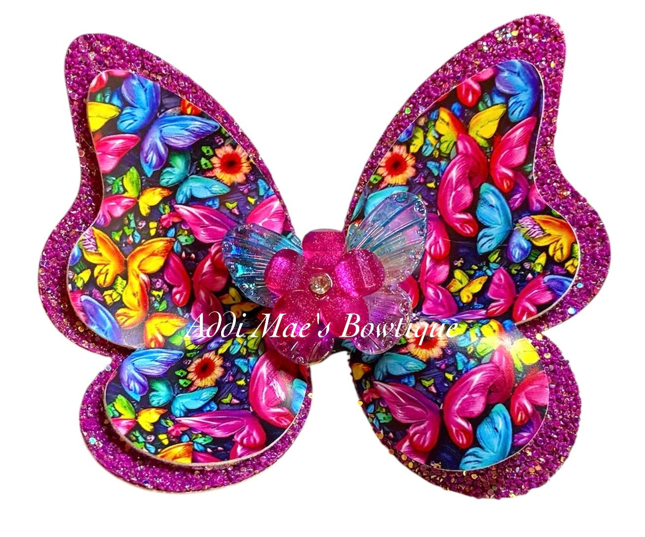 Bright Butterflies Butterfly Bow