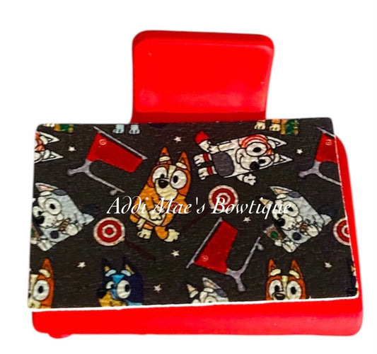 Blue Cartoon Dog Shopping Small Claw Clip