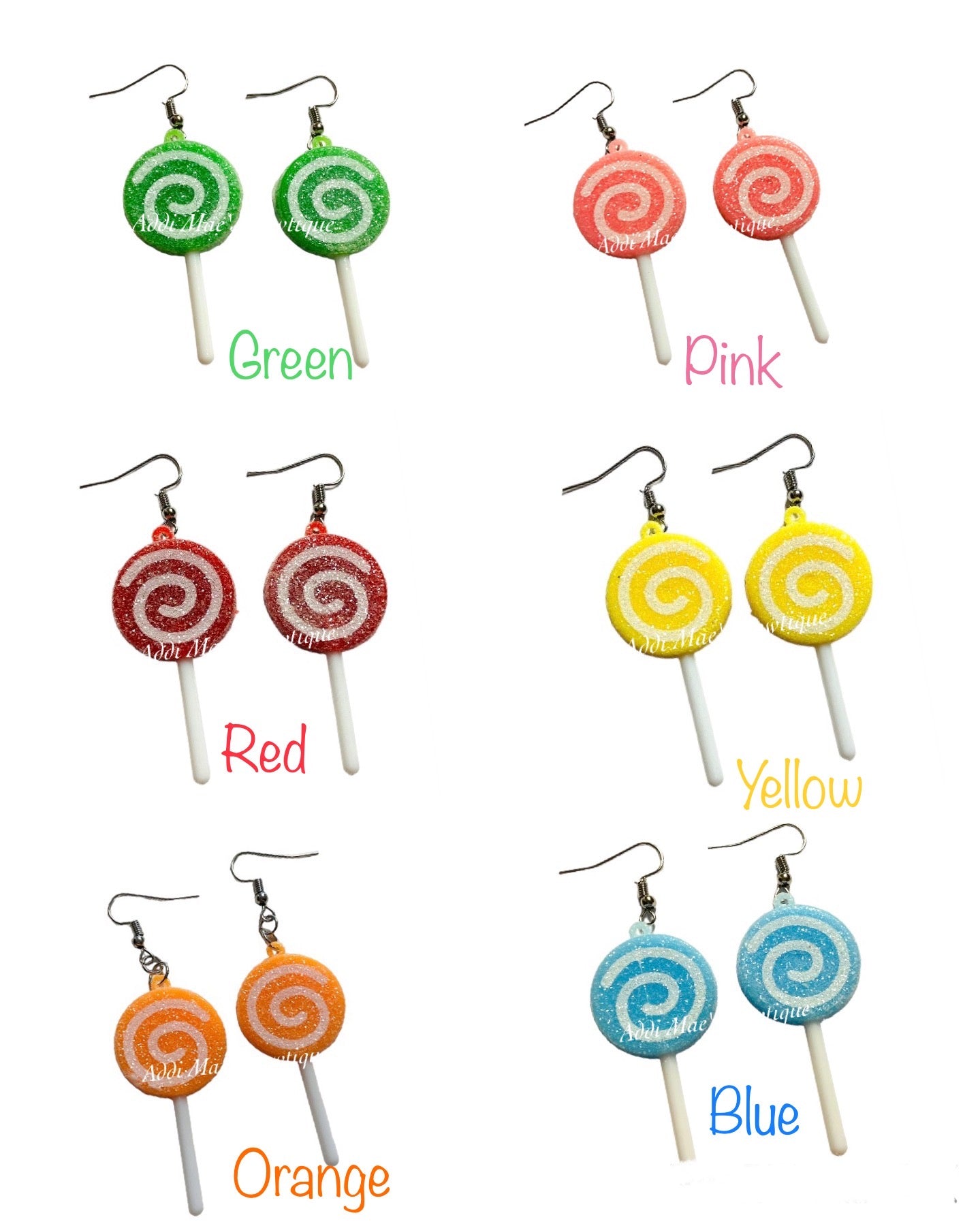 Lollipop Dangle Earrings