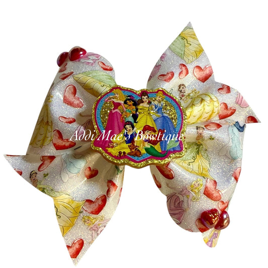 Princesses Hearts Bow