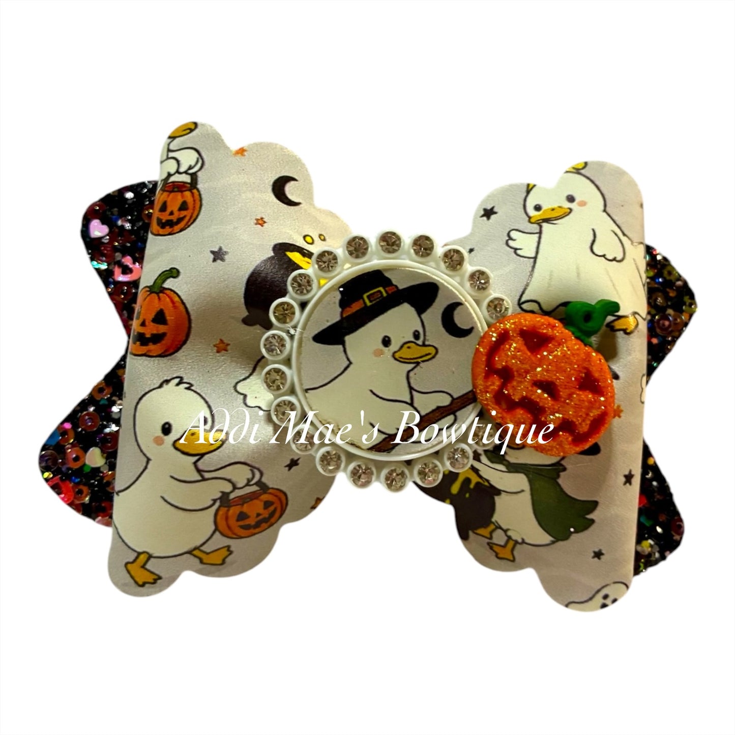 Halloween Ducks Bow