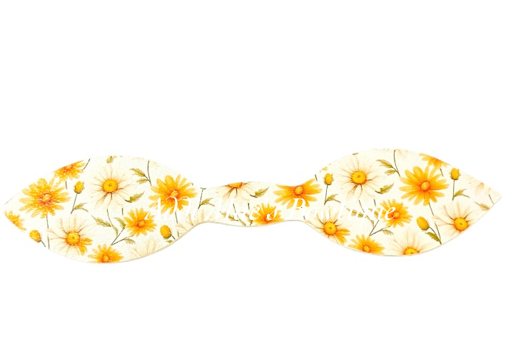 Yellow Daisy Top Knot Pony / Clip