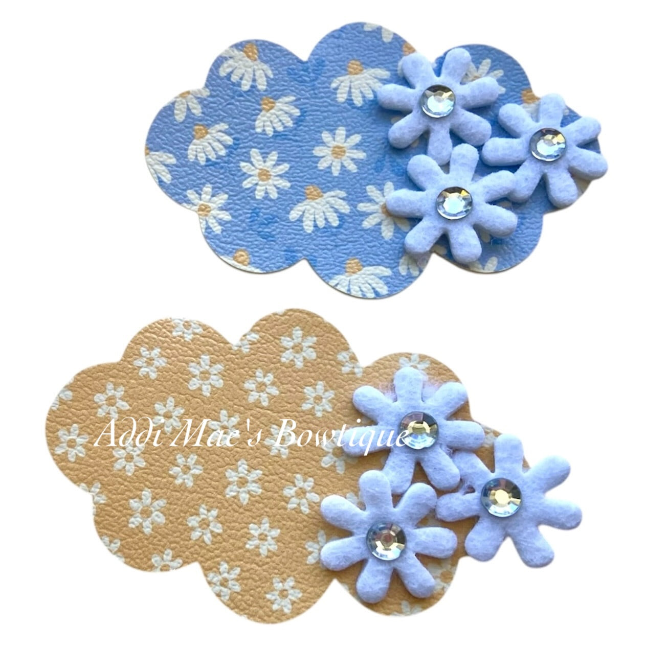 Peek A Boo Daisy Snap Clip Set