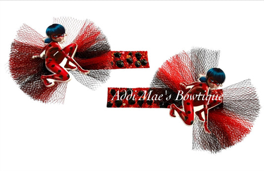 Ladybug Super Hero Alligator Clip Set