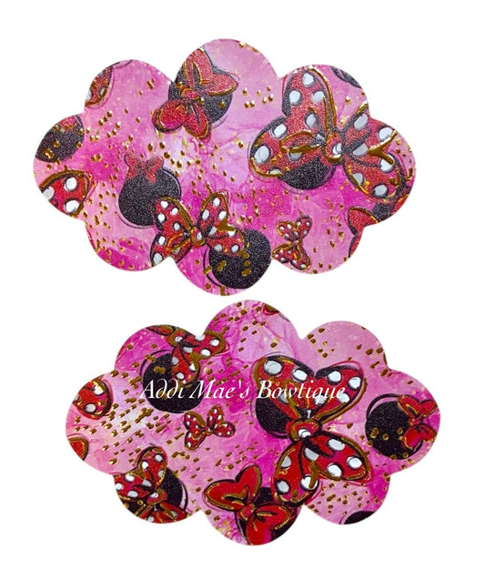 Miss Mouse Bows Snap Clip Set
