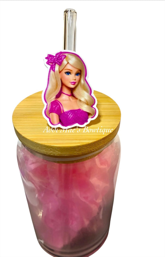 Fashion Doll Straw Topper